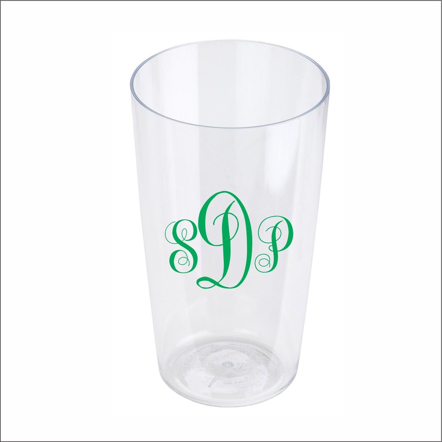 20oz Personalized plastic craft pint glasses, custom printed cups, bachelor parties, groomsman, housewarming, Tritan, full color, Jolly AF