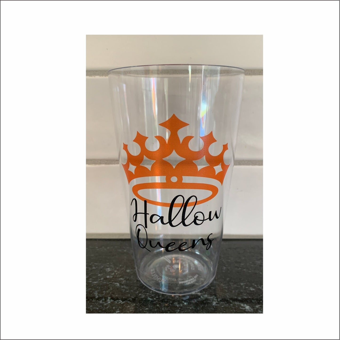 20oz Personalized plastic craft pint glasses, custom printed cups, bachelor parties, groomsman, housewarming, Tritan, full color, Jolly AF