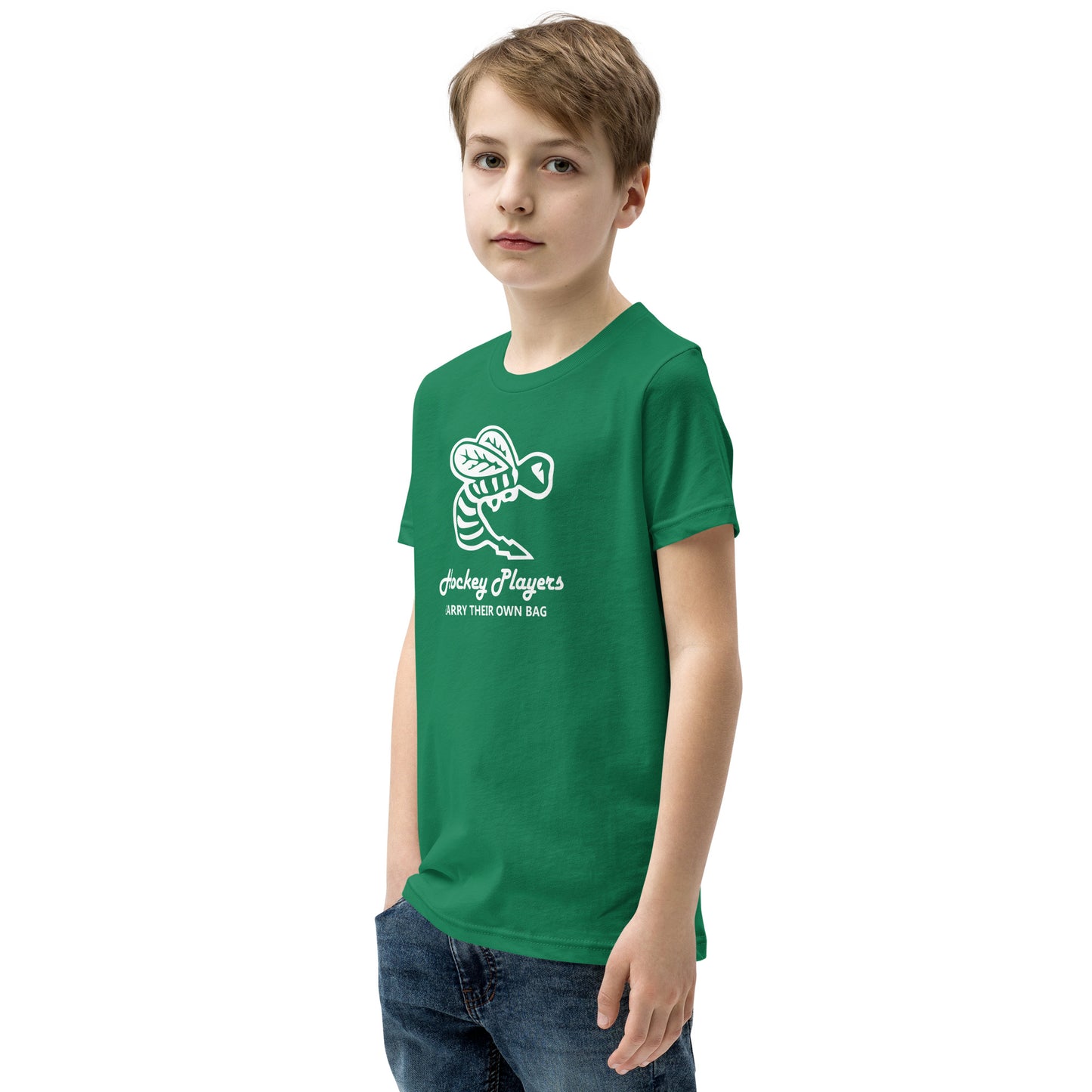 Hockey Player - Youth Short Sleeve T-Shirt